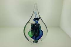 Fantastic Art Deco Art Glass Sculpture