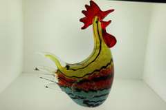 Fantastic Art Deco Art Glass Sculpture