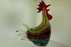 Fantastic Art Deco Art Glass Sculpture