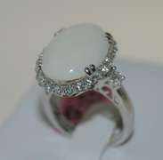 Awesome Opal and Diamond Cocktail Ring