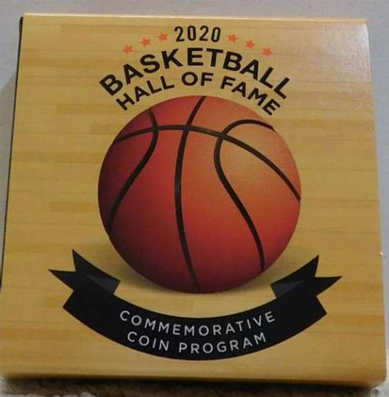 2020 NEW ! Colorized Basketball Silver Dollar Commemora