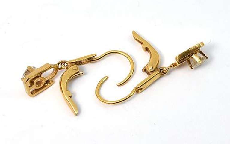 1/3 Ct. T. W. Dangling Diamond Earrings