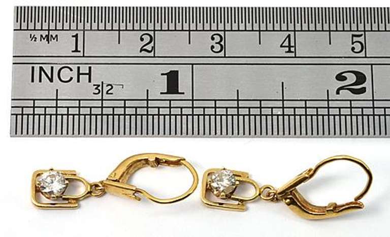 1/3 Ct. T. W. Dangling Diamond Earrings