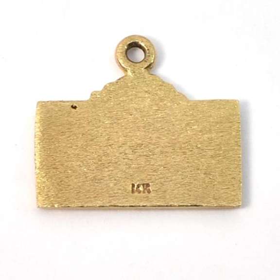 Remember The Alamo with this 14k Charm