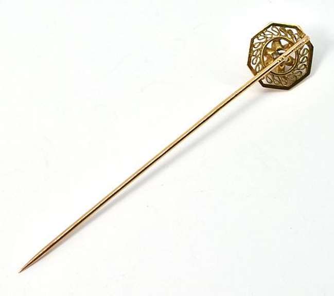 Vintage Filigree Diamond Stickpin