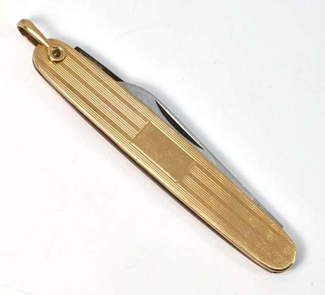 Antique 10k Pocket Knife