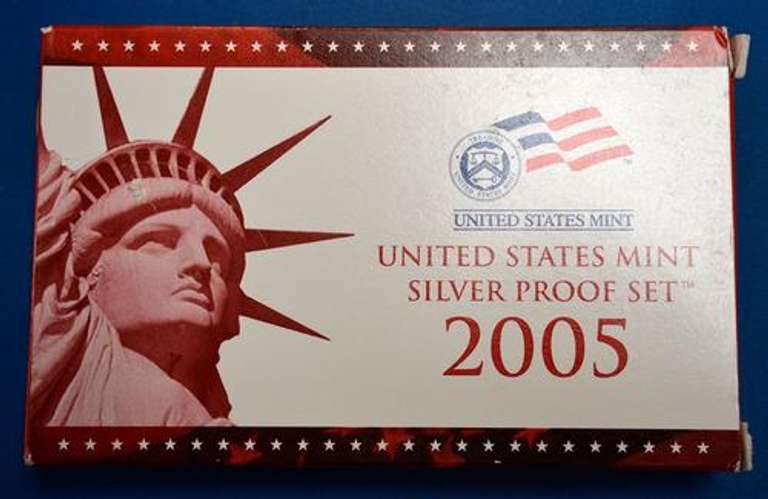 2005 US Silver Proof Set OGP
