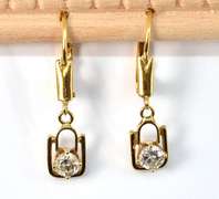 1/3 Ct. T. W. Dangling Diamond Earrings