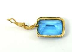 Practical London Blue Topaz Pendant