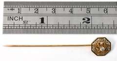 Vintage Filigree Diamond Stickpin