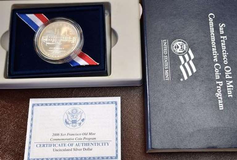 2006 SF Old Mint BU Commem $, OGP