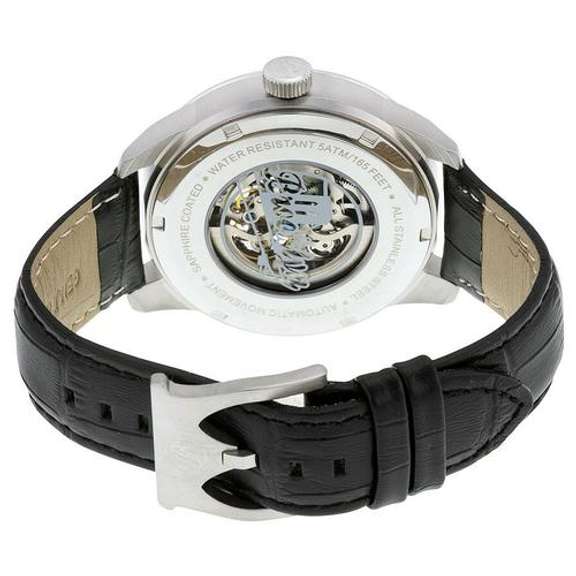 New Mens Brooklyn Watch Co. w Black Dial & Open Heart