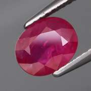 Heated Only! 1.29ct blood red Mozambique Ruby