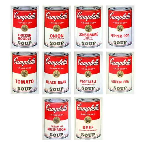 Soup Can Series I by Andy Warhol Andy Warhol Soup Can Series I by Andy Warhol