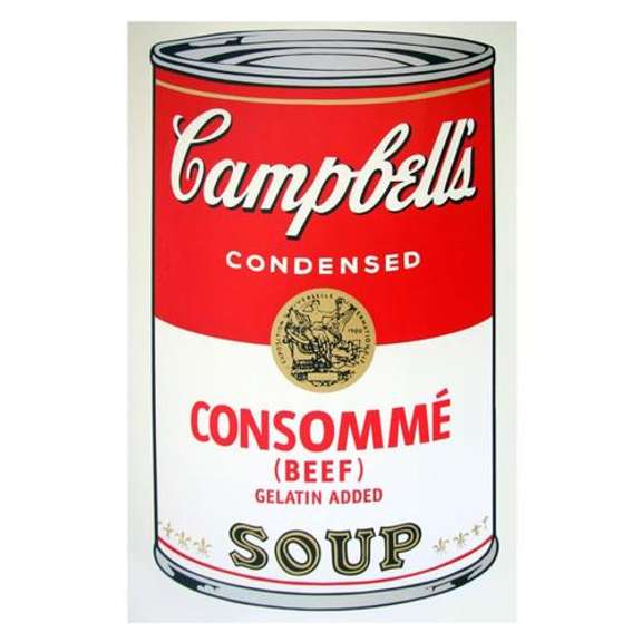 Soup Can 11.52 (Consomme) by Andy Warhol Andy Warhol Soup Can 11.52 (Consomme) by Andy Warhol