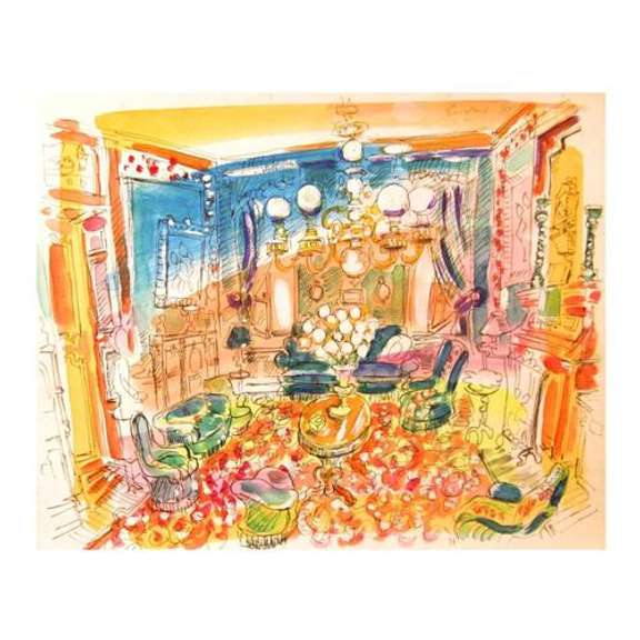 Salon Verte of Chateau Lafite-Rothschild by Ensrud