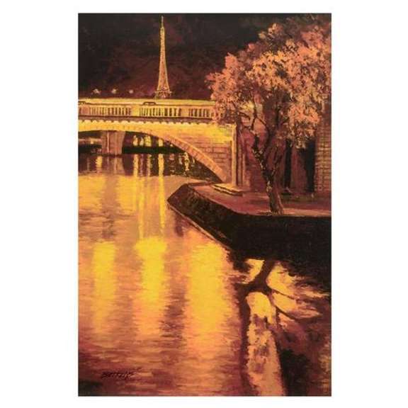 Twilight On The Seine I by Behrens (1933-2014) Behrens (1933-2014) Twilight On The Seine I by Behrens (1933-2014)