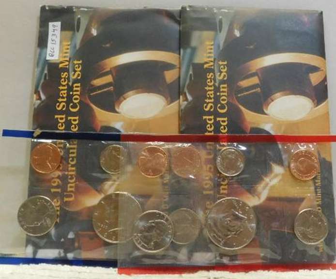 2 each 1995 Uncirculated Mint6 Sets