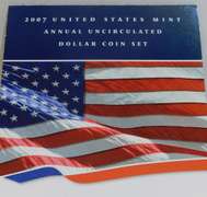 2007 Dollar Set, w/Silver Eagle, Uncirculated Mint