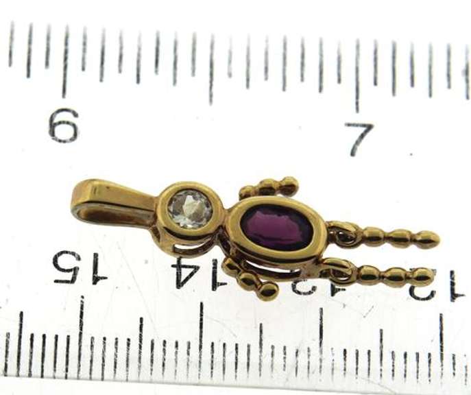 Gold Plated Boy and Girl Charms