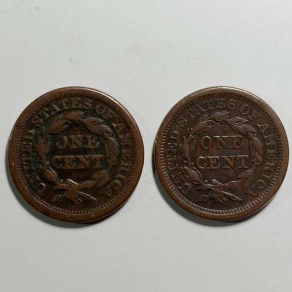 1/1/1/1851 &1853/3 Large Cents Each Rarity 3 +