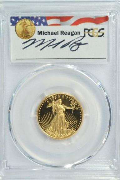PCGS PR69DCAM 2017-W $10 Eagle. Reagan Legacy Series