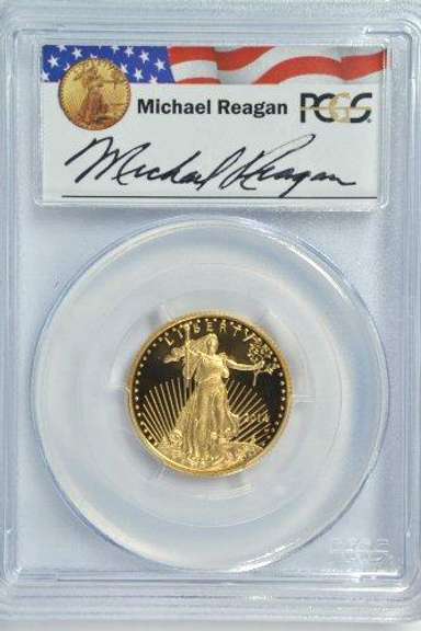 PCGS PR70DCAM 2014-W $10 Eagle. Reagan Legacy Series