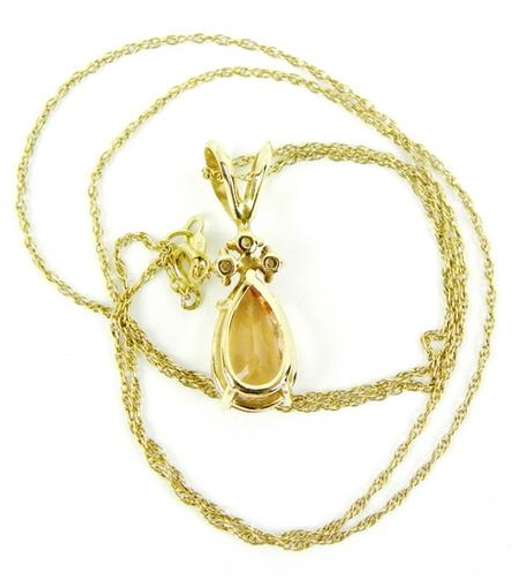 Exceptional 14K Morganite & Diamonds Necklace