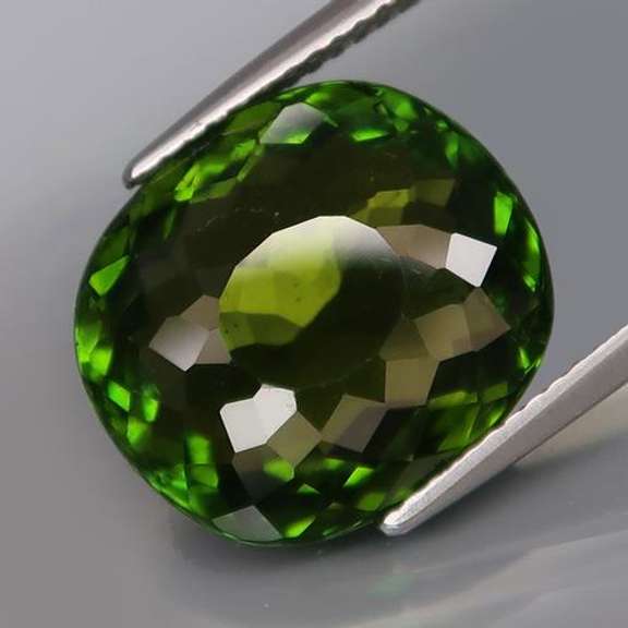Substantial 10.29ct top green bi-color VS Tourmaline