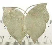 Sterling Silver Butterfly Earrings and Brooch