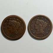 1/1/1/1851 &1853/3 Large Cents Each Rarity 3 +