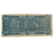 $10 Confederate Note Feb 17 1864 Uncirculated