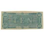 $10 Confederate Note Feb 17 1864 Uncirculated