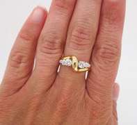 Unique Diamond & Gold Wave Ring