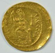 BU Byzantine Gold Solidus of Justin II, 565-578 AD