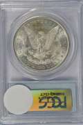 Snowy-white Gem BU 1883-P Morgan Dollar. PCGS MS65
