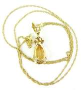 Exceptional 14K Morganite & Diamonds Necklace