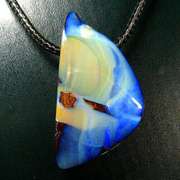 Full faced! 86.01ct Koroit Bolder Opal pendant