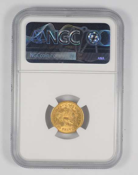 MS66 1907 $2.50 Liberty Head Gold Quarter Eagle - Graded NGC