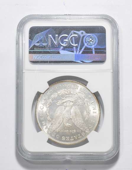 MS63 1878 Morgan Silver Dollar - 7TF Reverse Of 1878 - Graded NGC