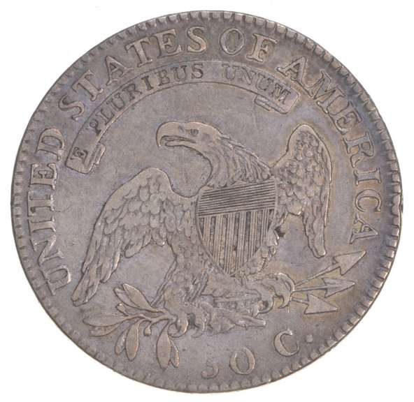 1818/7 Capped Bust Half Dollar - Small 8
