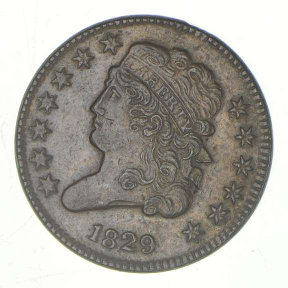 1829 Classic Head Half Cent