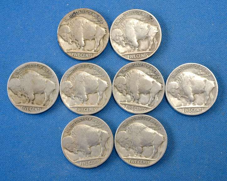Estate Lot of Better Date 1920's Buffalo Nickels