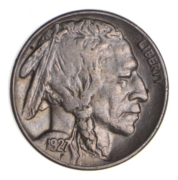 1927-S Indian Head Buffalo Nickel - Near Uncirculated