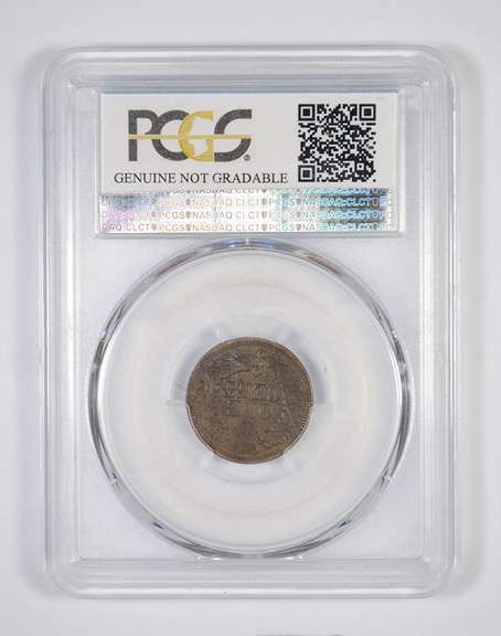 Genuine VF Detail 1864 Indian Head Cent L On Ribbon Damage - PCGS