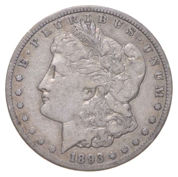 1893-CC Morgan Silver Dollar - Carson City