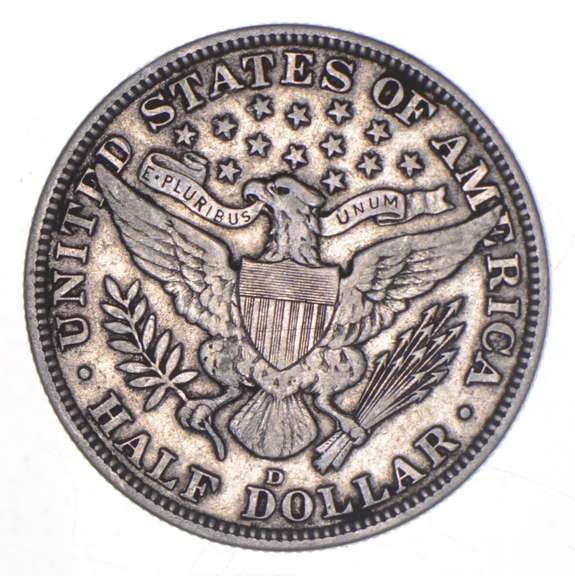 1915-D Barber Half Dollar