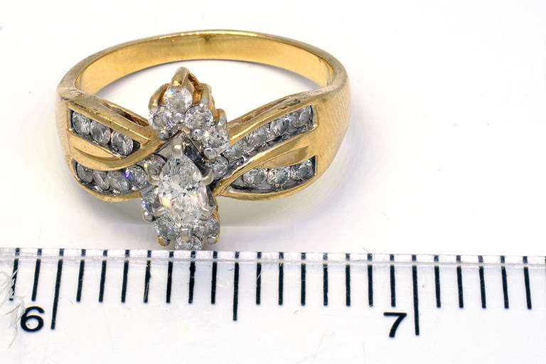 Sparkling Diamond Cluster Ring