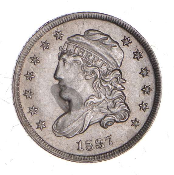 1837 Capped Bust Half Dime - Near Uncirculated