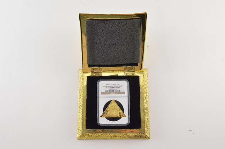 PF70 UCAM 2008 Isle Of Man 1 Crown Gold Coin - NGC - 1 oz - Display